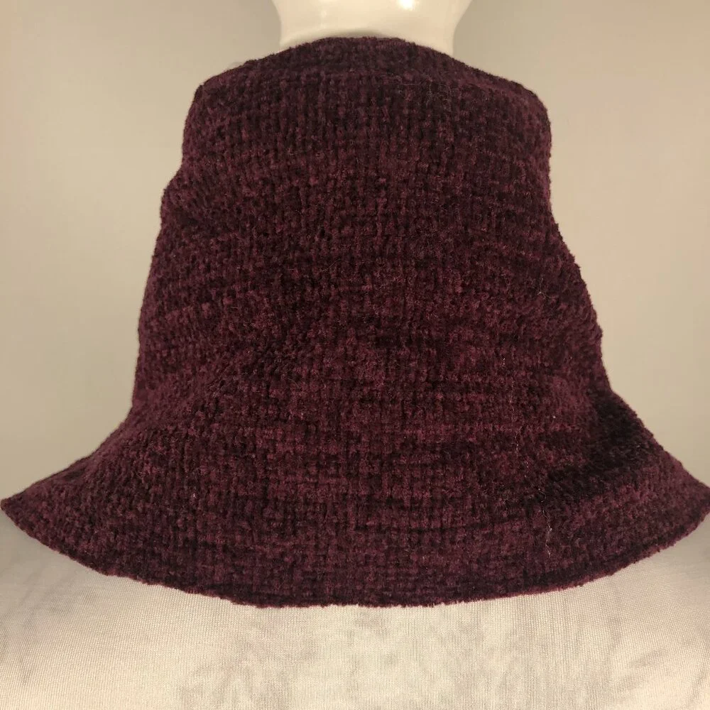 ❤️ Burgundy Knit Fringe Scarf | Cozy Long Winter Wrap | Soft Cold Weather